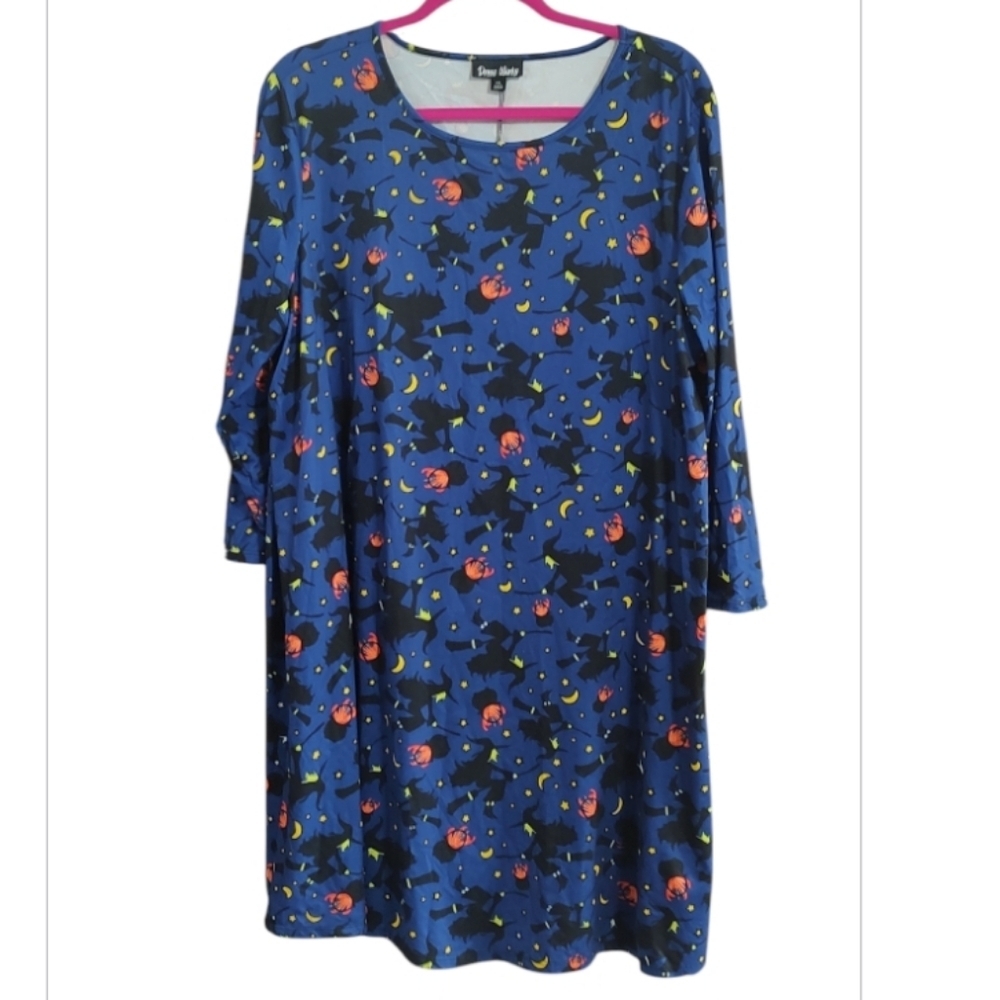 Dress Works 3/4 Sleeve Halloween Theme PJ Size XXL